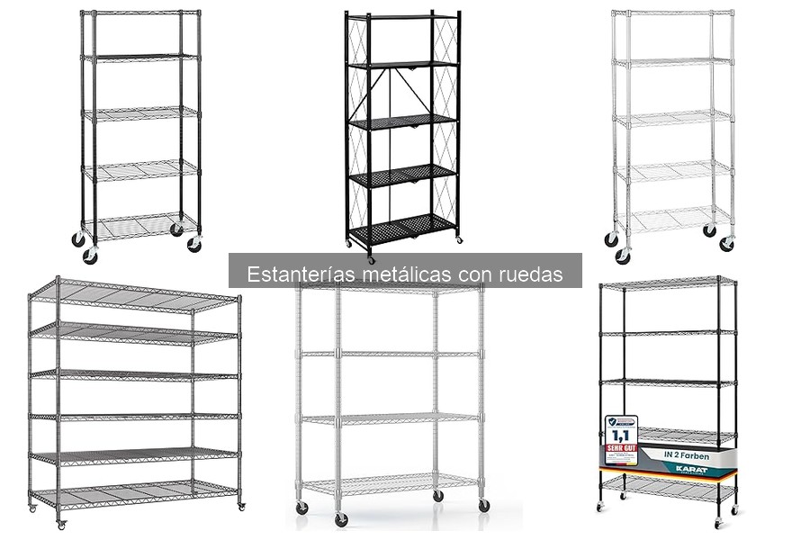 Mantenimiento efectivo de estanterías metálicas con ruedas