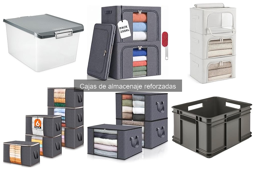 Mantenimiento y cuidado de cajas de almacenaje reforzadas