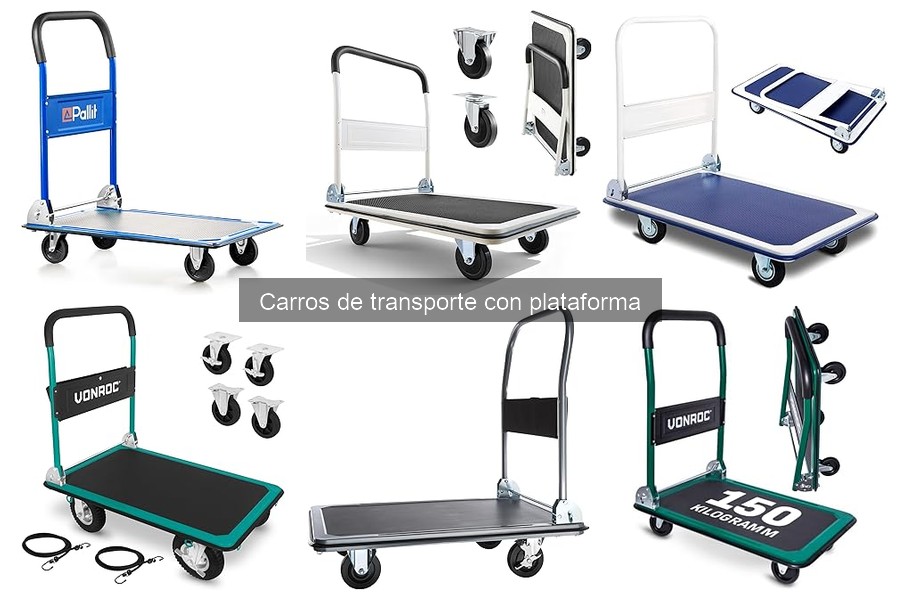 Mantenimiento y limpieza de carros de transporte con plataforma