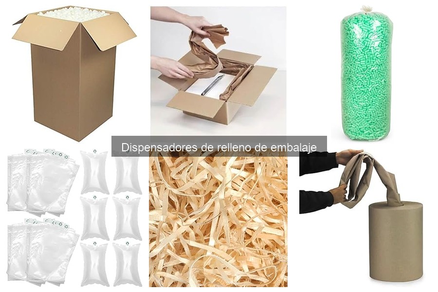 Mantenimiento y limpieza de dispensadores de relleno de embalaje