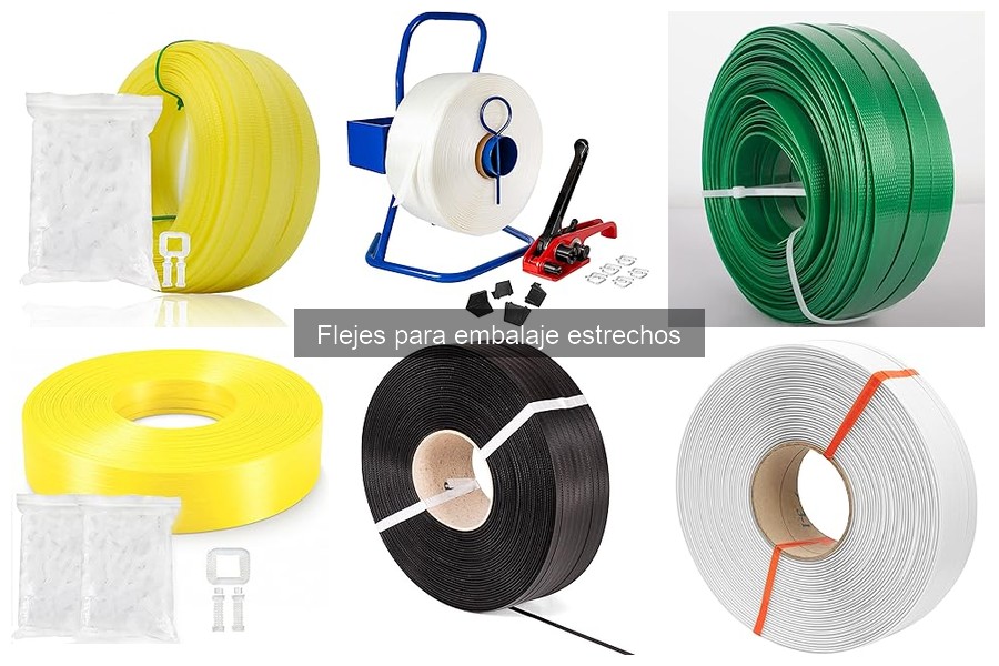 Materiales resistentes para flejes de embalaje