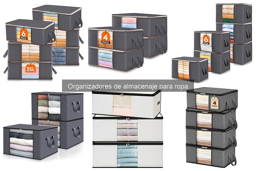 ** Maximiza el Espacio con Organizadores de Almacenaje para Ropa