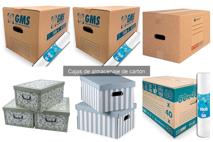 Mejores cajas de almacenaje de cartón para mudanzas 2023