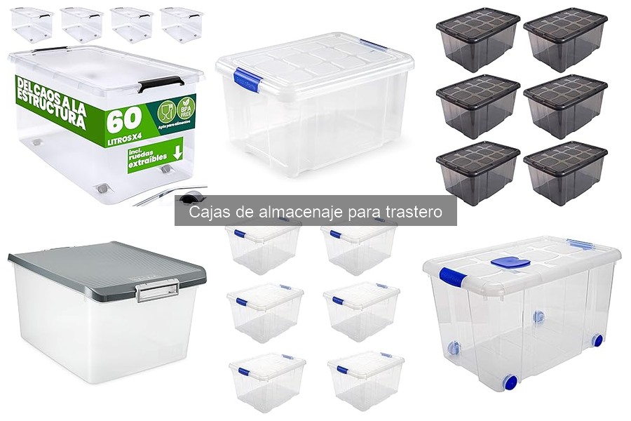 Mejores cajas de almacenaje para trastero: comparativa 2023