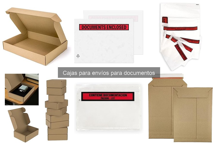 Mejores cajas para documentos en envíos internacionales