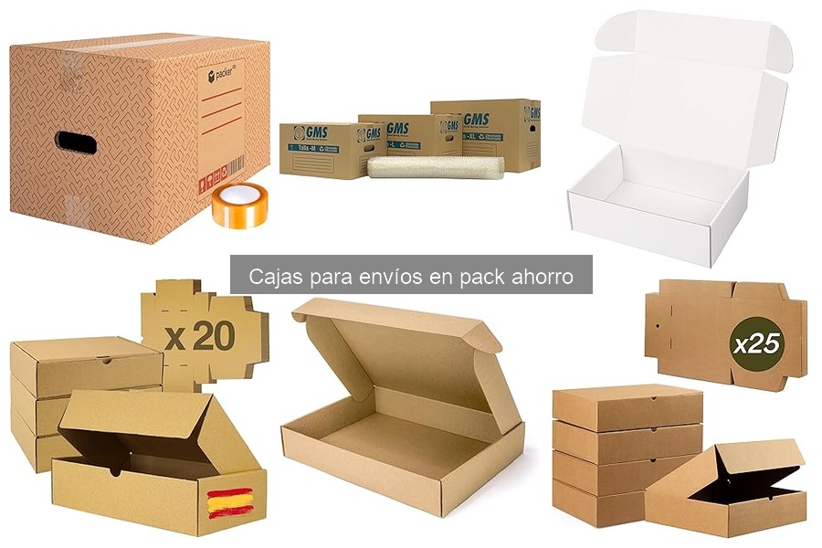 Mejores cajas para envíos en pack ahorro para pequeñas empresas