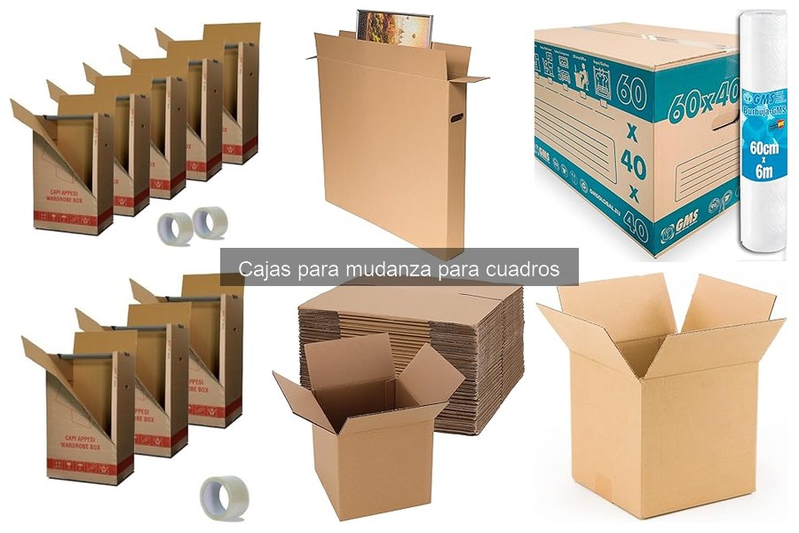 Mejores cajas para mudanza de cuadros: comparativa 2023