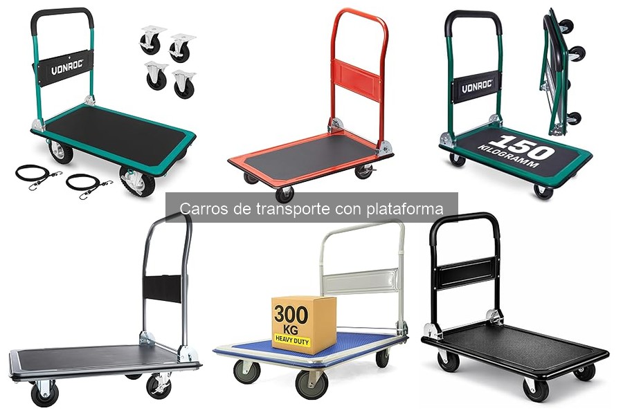Mejores carros de transporte con plataforma según opiniones