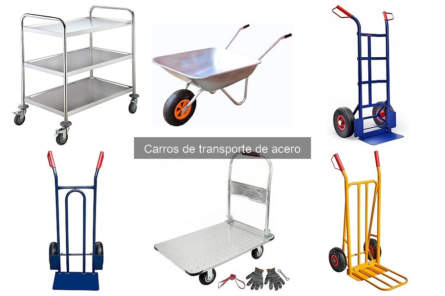 Mejores carros de transporte de acero para uso industrial