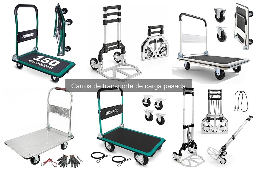 Mejores carros de transporte de carga pesada para uso industrial