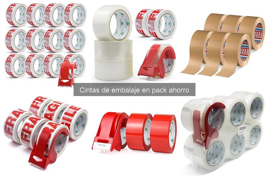 Mejores cintas de embalaje para mudanzas en pack ahorro