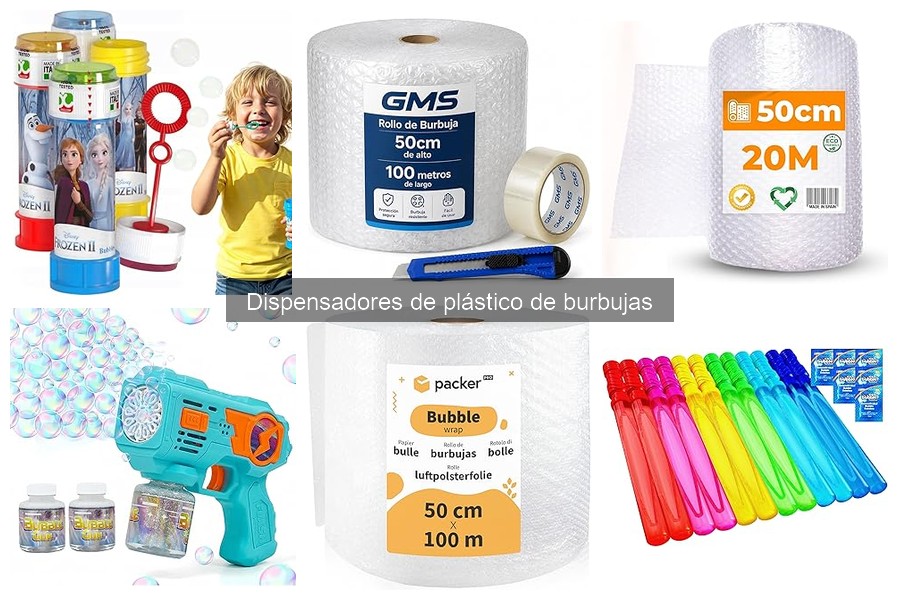 Mejores dispensadores de plástico de burbujas para el hogar
