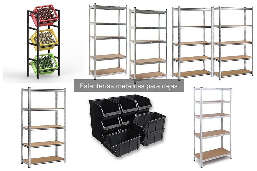 Mejores estanterías metálicas para almacenamiento de cajas