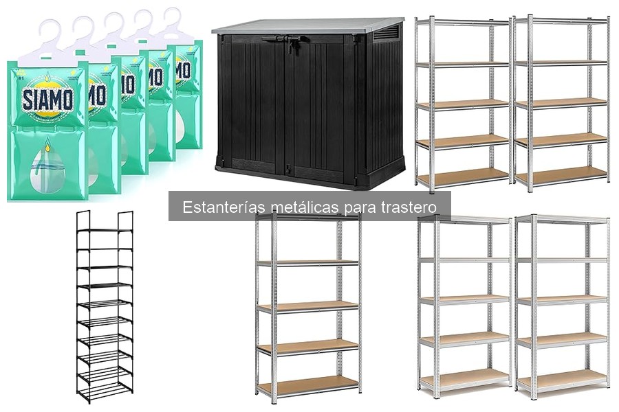 Mejores estanterías metálicas para trasteros pequeños 2023