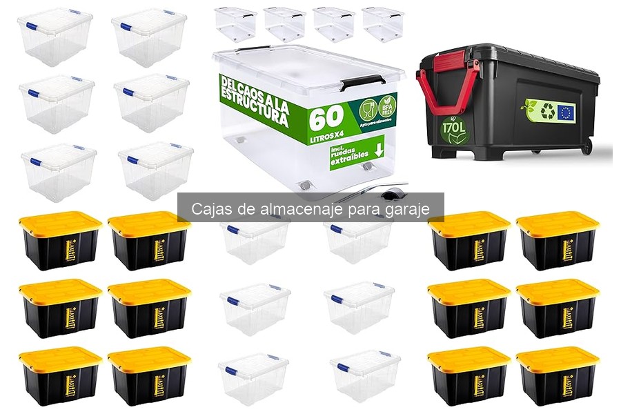 Mejores etiquetas para cajas de almacenaje en el garaje