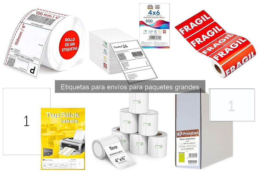Mejores Etiquetas para Envíos de Paquetes Grandes en Amazon