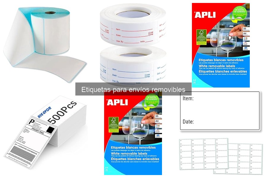 Mejores lugares para comprar etiquetas para envíos removibles