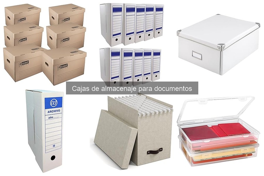 Mejores marcas de cajas de almacenaje para documentos