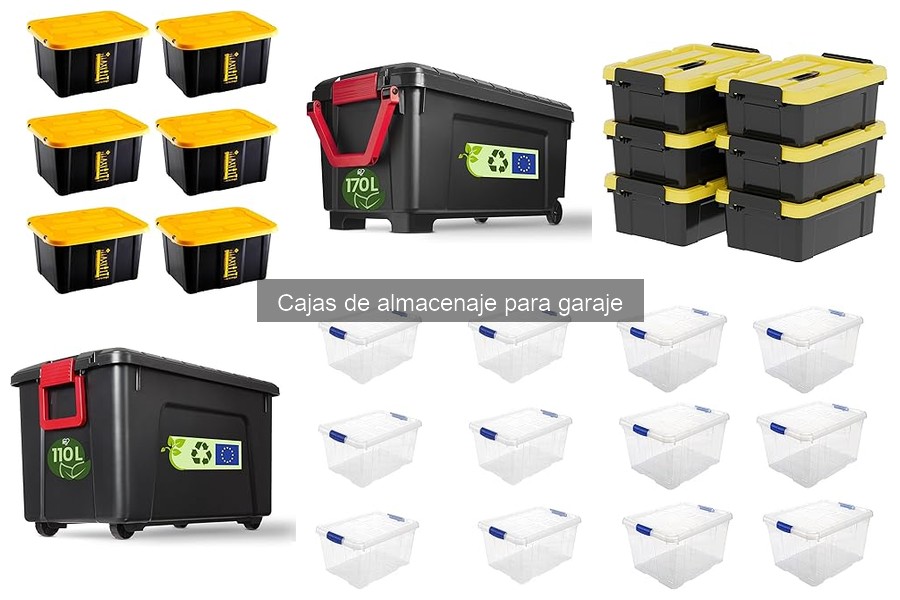Mejores marcas de cajas de almacenaje para garaje
