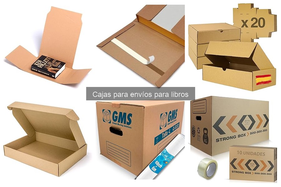 Mejores marcas de cajas para enviar libros: comparativa 2023