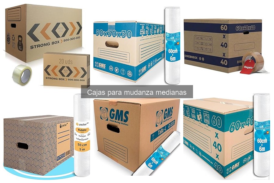 Mejores marcas de cajas para mudanza medianas en 2023