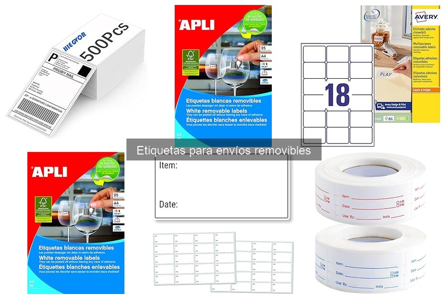 Mejores marcas de etiquetas para envíos removibles