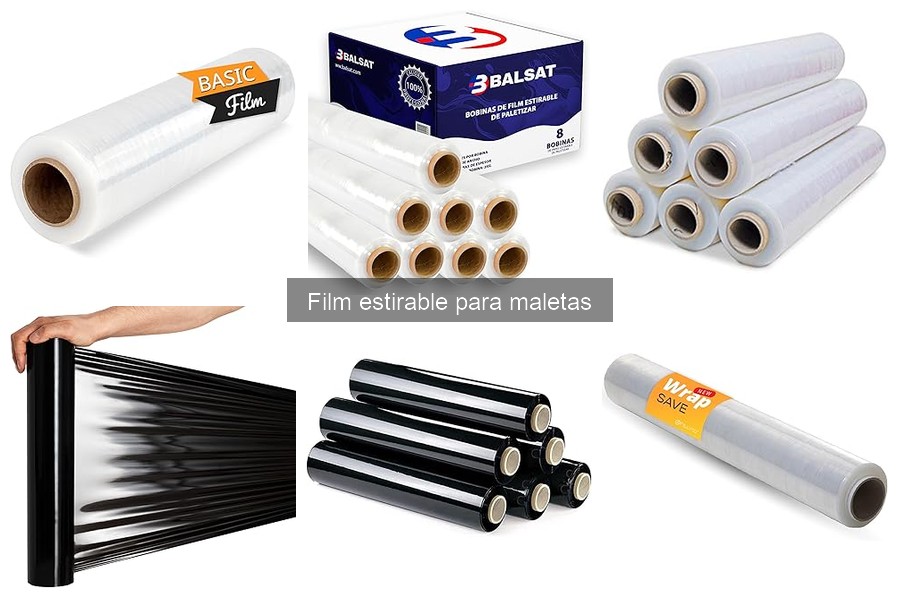 Mejores marcas de film estirable para maletas: comparativa