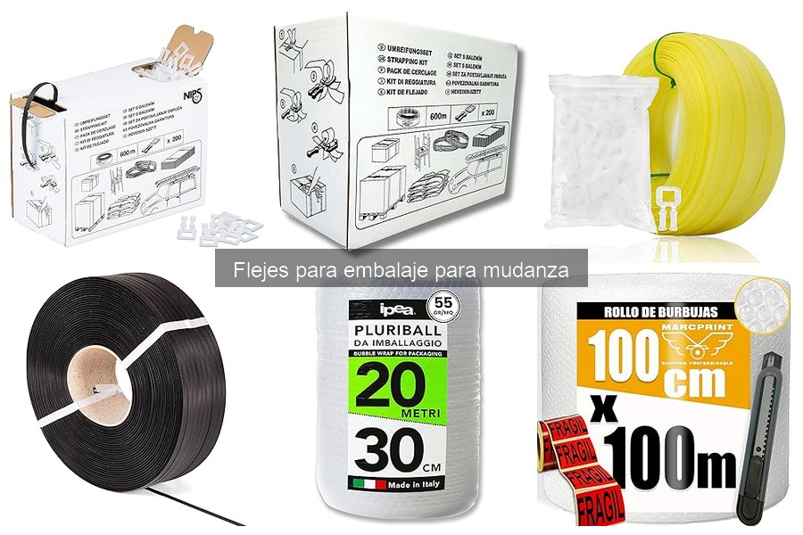Mejores marcas de flejes para embalaje y mudanza