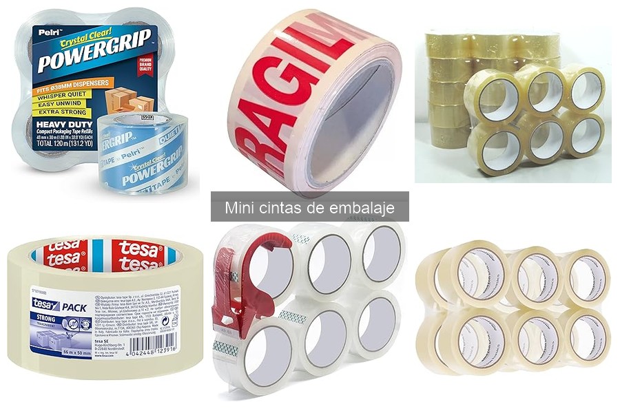 Mejores marcas de mini cintas de embalaje para tu mudanza