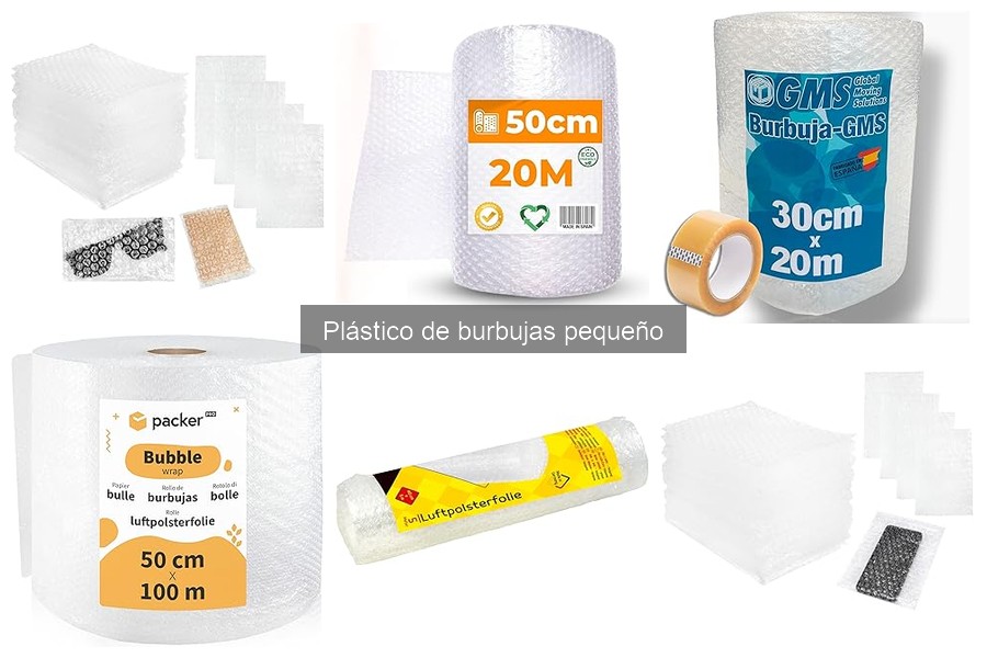 Mejores marcas de plástico de burbujas pequeño para embalaje