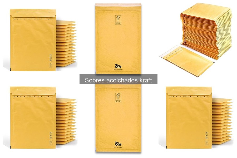 Mejores marcas de sobres acolchados kraft para envíos