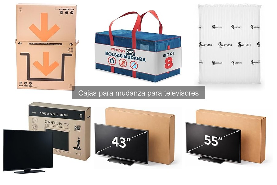 Mejores materiales para cajas de mudanza de televisores