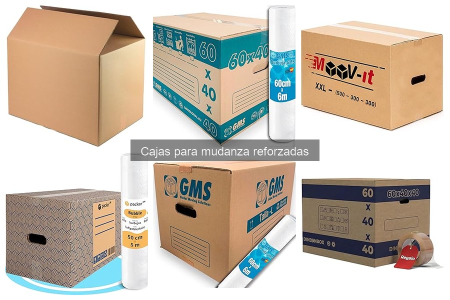 Mejores medidas para cajas de mudanza reforzadas