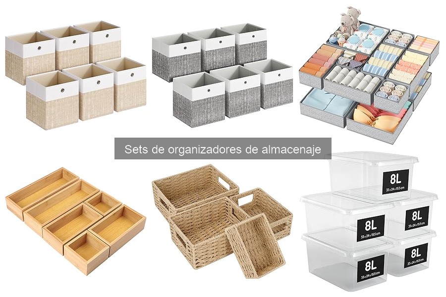 Mejores ofertas en sets de organizadores de almacenaje