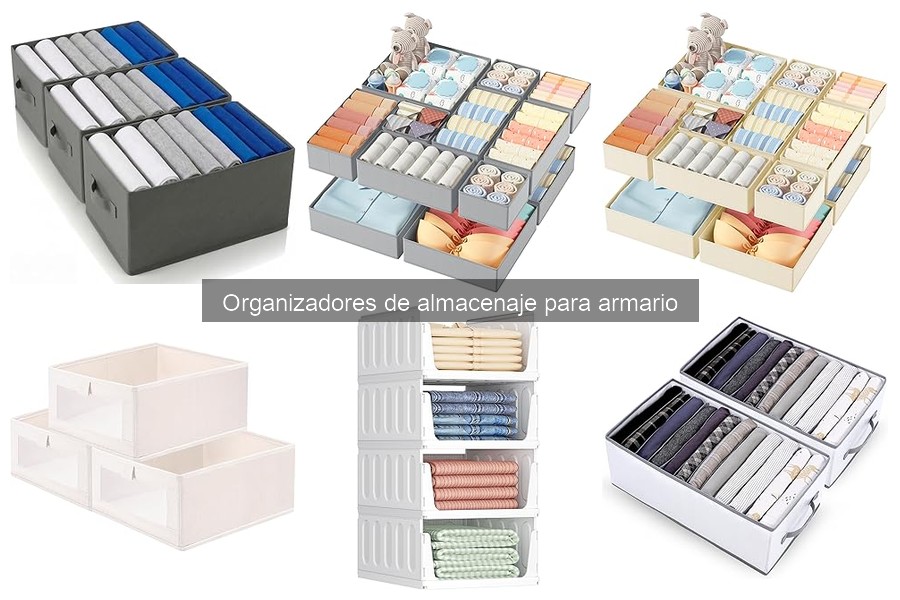 Mejores organizadores de almacenaje para armario y dónde comprarlos
