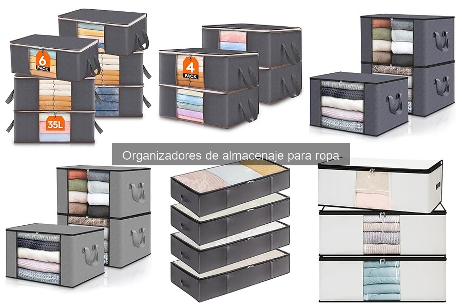 Mejores organizadores de almacenaje para ropa en Amazon