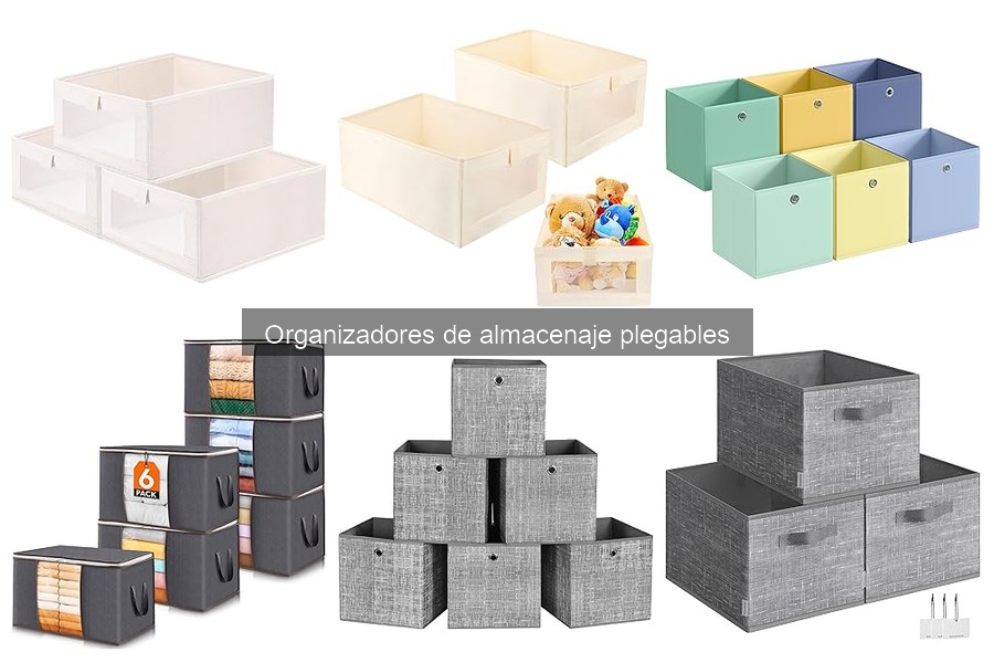 ** Mejores organizadores de almacenaje plegables para espacios pequeños
