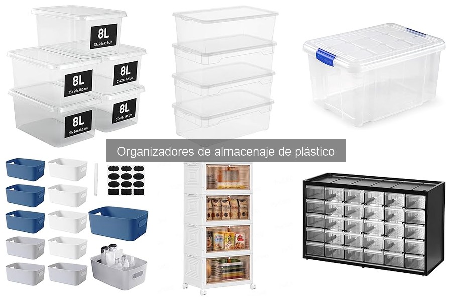 Mejores organizadores de plástico para espacios pequeños
