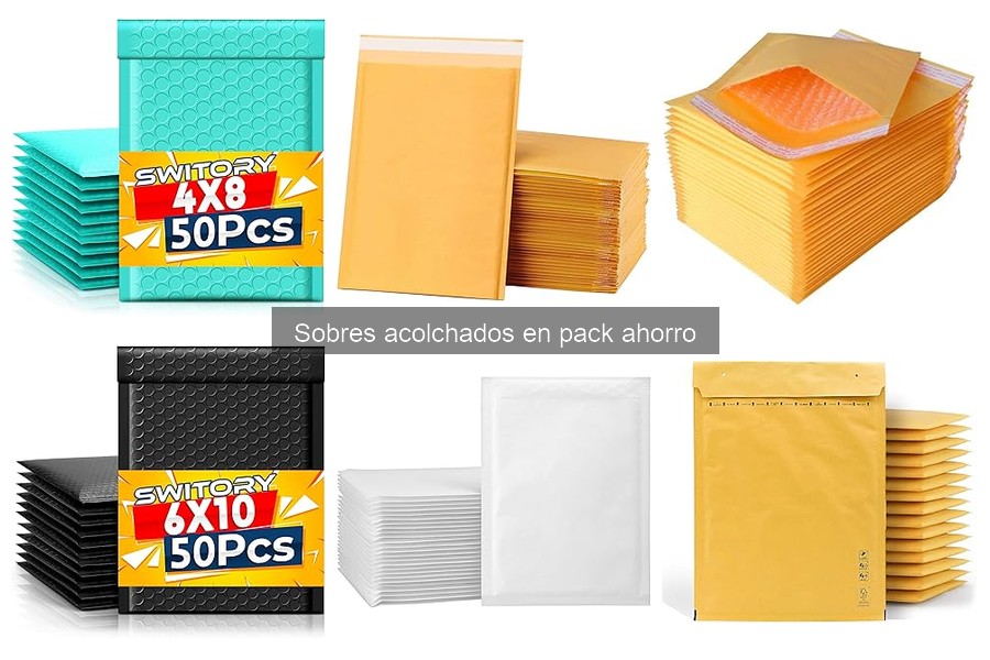 Mejores Pack Ahorro de Sobres Acolchados para Envíos