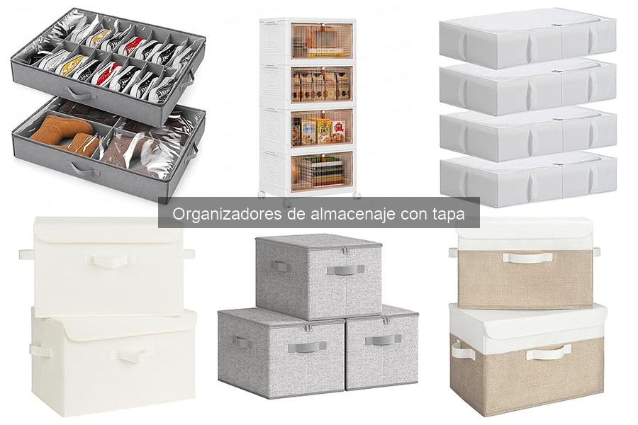 Mejores Prácticas para Organizar con Cajas de Almacenaje con Tapa