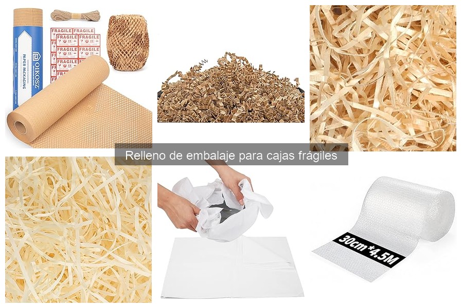 Mejores rellenos de embalaje para envíos internacionales