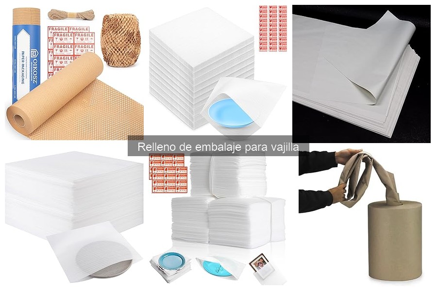 ** Mejores Rellenos de Embalaje para Vajilla: Comparativa 2023