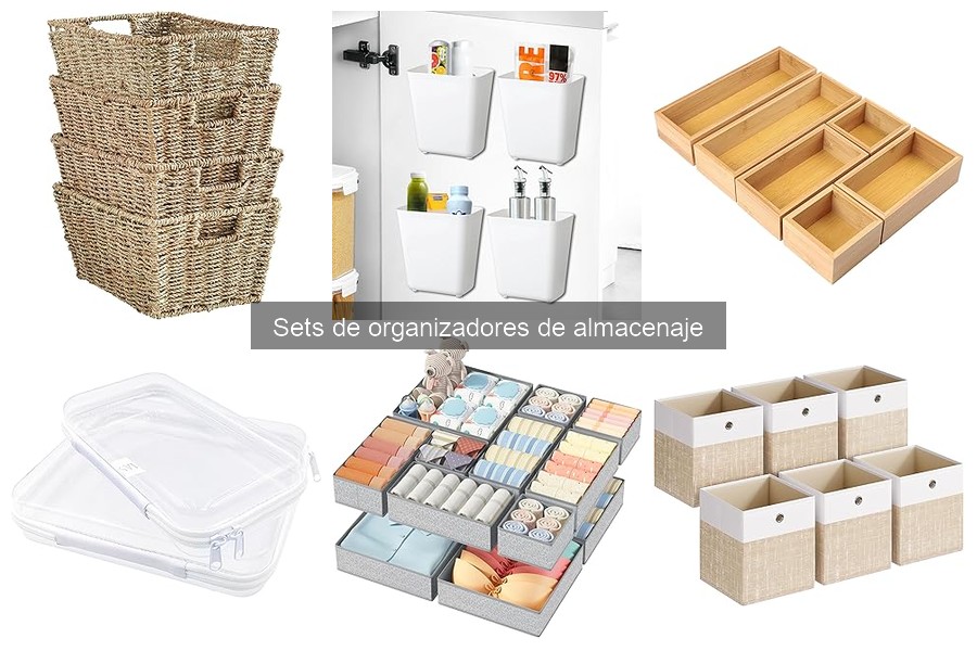 Mejores sets de organizadores para espacios pequeños