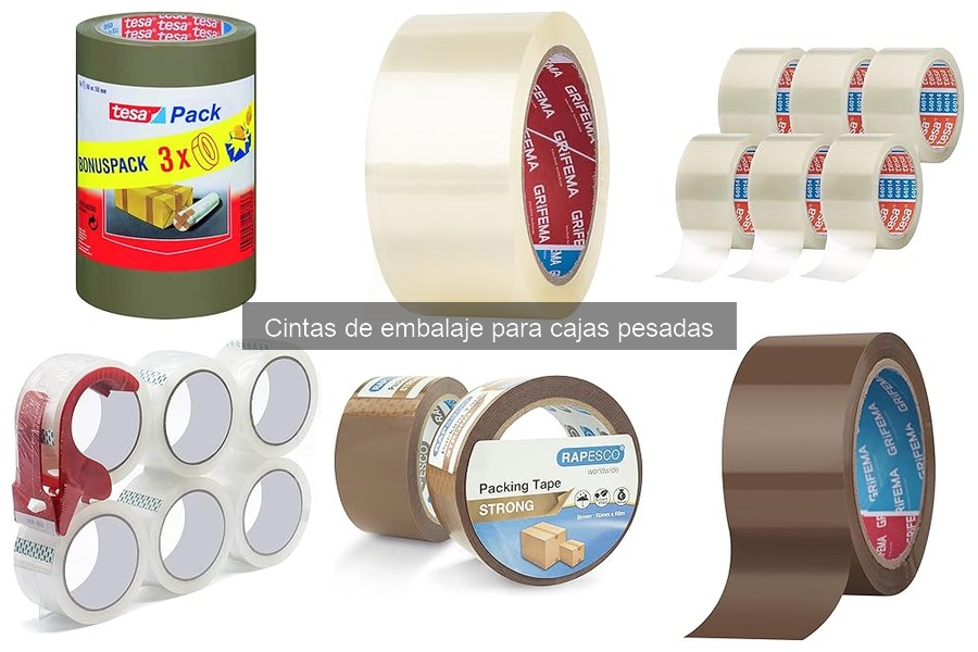 Ofertas en cintas de embalaje para cajas pesadas: descuentos