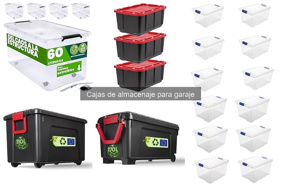 Opiniones sobre Cajas de Almacenaje para Garaje: ¿Cuál Elegir?