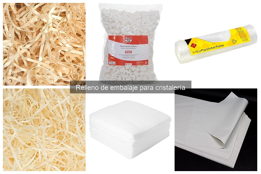 Opiniones sobre el mejor relleno de embalaje para cristales