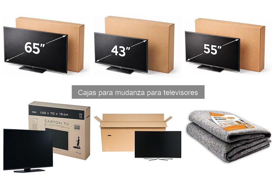 ** Opiniones sobre las mejores cajas para mudanza de televisores