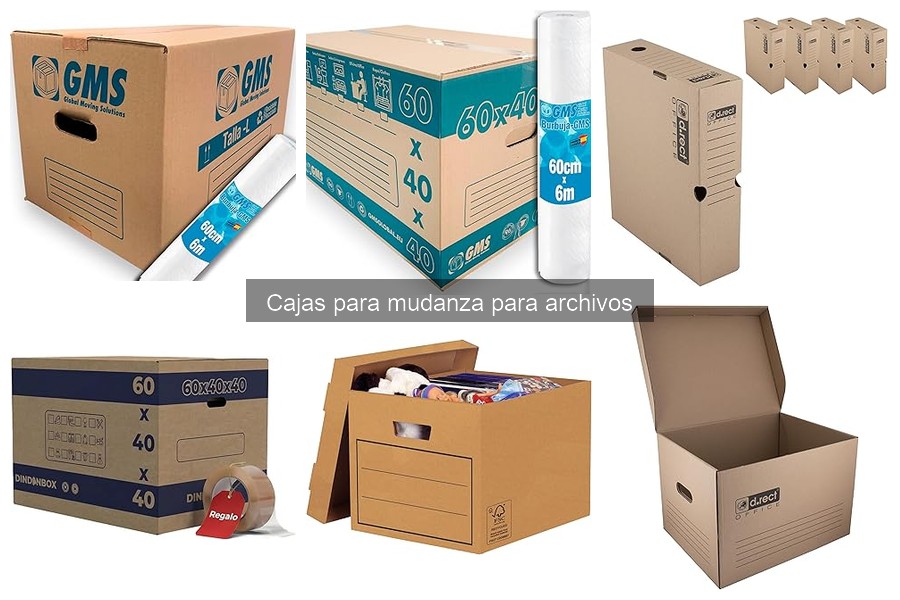 Organiza tus archivos para mudanza en cajas eficaces