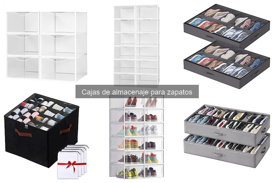 Organiza tus zapatos en cajas de almacenaje eficientemente