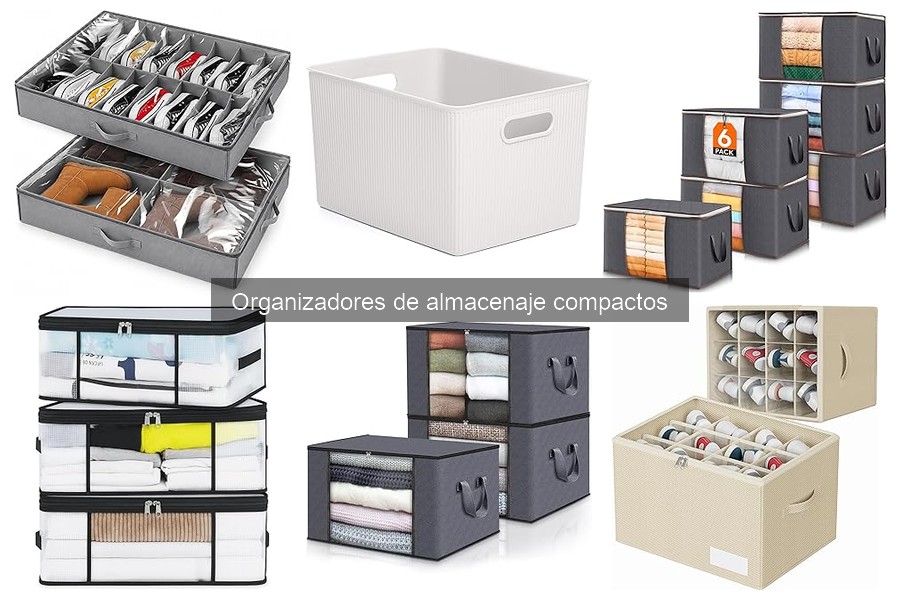 Organizadores de almacenaje compacto vs. soluciones tradicionales